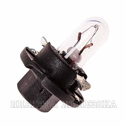 Автолампа 12V BX8.4d 1.2W OSRAM с черным патроном