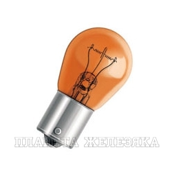 Автолампа 12V BA15s 21W МАЯК P21W ORANGE