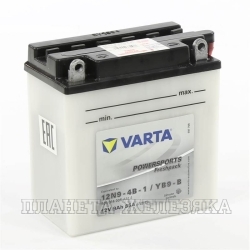 Аккумулятор для мотоциклов VARTA 12V 9 а/ч YB 9-B 509014008 cухоз.+электр.