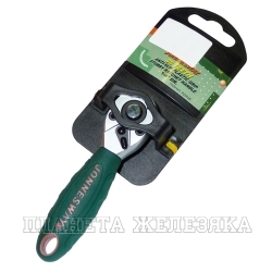 Ключ трещотка 1/4" L=100 мм 36зуб обрезин.ручка JONNESWAY
