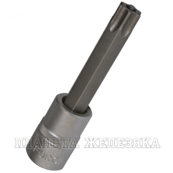 Головка-бита TORX T60H 1/2" L=100 мм с отверстием FORCE