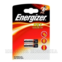 Батарейка A27 ENERGIZER E27A-BC1 2шт
