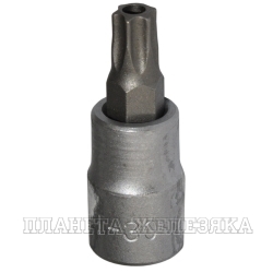 Головка-бита TORX T30Н 1/4" L=32 мм с отверстием FORCE