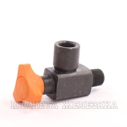 Кран манометра 1/4" 90° - BSPT(Ш)1/4"