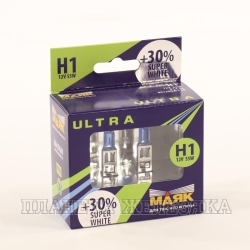 Автолампа 12V H1 55W PH14.5s МАЯК УЛЬТРА SUPER WHITE к-т