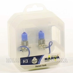 Автолампа 12V H3 55W PK22s NARVA RANGE POWER WHITE 4500K к-т