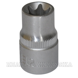 Головка торцевая TORX E12 3/8" FORCE