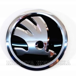 Эмблема SKODA Octavia(1Z/A5),Fabia2,Roomster (New Design) задняя OEM