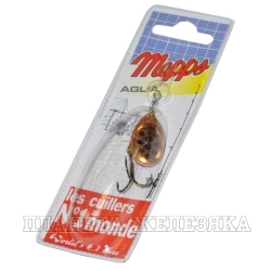 Блесна вращающаяся MEPPS Aglia PTS Noirs CU 2