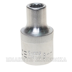 Головка торцевая 08 мм 1/2" 12-гр.ROCKFORCE