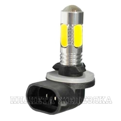 Автолампа 12V H27 881 YELLOW LED светодиод