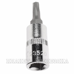 Головка-бита TORX T20Н 1/4" L=37 мм с отверстием JTC