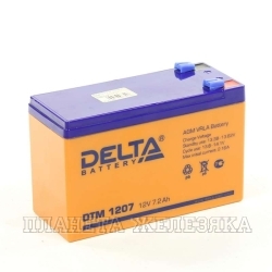 Аккумулятор для ИБП и аккум.машин DELTA 12V 7.2 а/ч DTM 1207