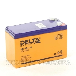 Аккумулятор для ИБП и аккум.машин DELTA 12V 7.2 а/ч HR 12-7.2