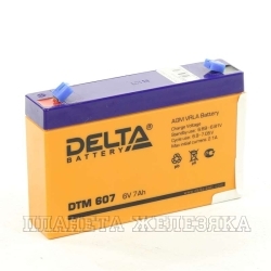 Аккумулятор для аккум.машин DELTA 6V 7 а/ч DTM 607