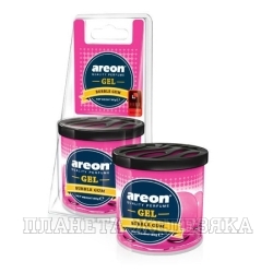 Освежитель воздуха AREON GEL CAN BLISTER BUBBLE GUM