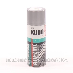 Краска KUDO защитная алюминиево-цинковая 520мл аэрозоль