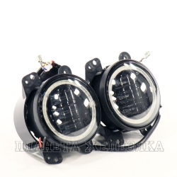 Фара дополнительная BLACK COB B4118A светодиод 12V 2шт к-т