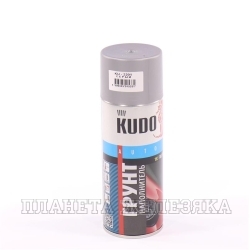 Грунт-наполнитель KUDO 1К серый акриловый 520мл аэрозоль