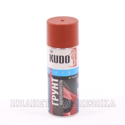 Грунт-наполнитель KUDO 1К красно-коричневый акриловый 520мл аэрозоль
