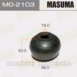 Пыльник MASUMA опоры шаровой 20х48х43