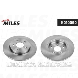 Диск тормозной FORD Mondeo3,JAGUAR задний MILES (к-т 2шт)