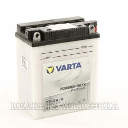 Аккумулятор для мотоциклов VARTA 12V 12 а/ч YB12A-B 512015012 выс.cухоз.