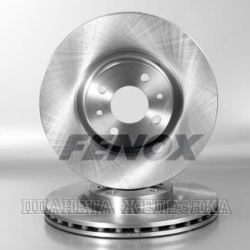 Диск тормозной FIAT Doblo 01-, Linea 08-, Bravo 07- передний FENOX (к-т 2шт)