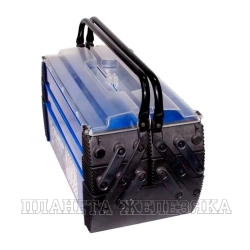 Ящик для инструментов 454х230х210мм раскладной металлический ЗУБР