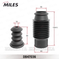 Пыльник амортизатора VW Golf IV,Polo (RUS),SKODA Octavia,AUDI A1/A3 переднего с буфером к-т