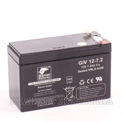 Аккумулятор для ИБП и аккум.машин BANNER GiV 12V 7.2
