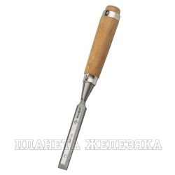 Стамеска-долото 18мм деревянная ручка из бука Классик ЗУБР