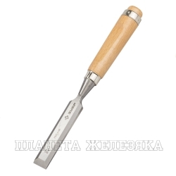 Стамеска-долото 25мм деревянная ручка из бука Классик ЗУБР
