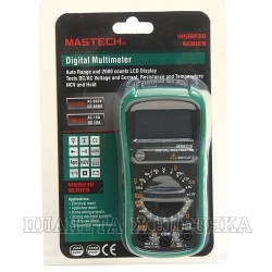 Мультитестер 600В, 10А, 2000КОм MASTECH