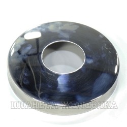 Колпак декоративный стойки для перил D=38.1мм, внешний диаметр 104мм, нержавеющая сталь МФК