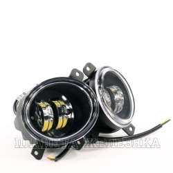 Фара противотуманная ВАЗ-2190 LED WHITE/YELLOW 2шт