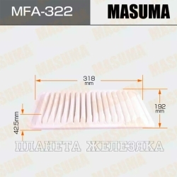Фильтр воздушный (элемент) TOYOTA Camry(V30,V40),Highlander,LEXUS RX300,RX350 MASUMA