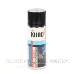 Антигравий черный KUDO с эффектом шагрени 520мл аэрозоль