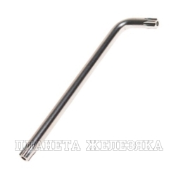 Ключ TORX T06H Г-образный с отверстием удлиненный ROCKFORCE