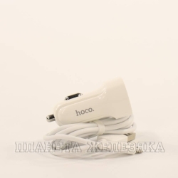 Устройство зарядное для мобильных устройств Hoco Z2A 2USB 2.4A + micro cable белый