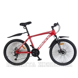 Велосипед 24" HILAND Rowan D 21-ск. красный
