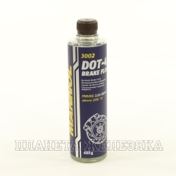 Жидкость тормозная DOT-4 MANNOL BRAKE FLUID 0.5л