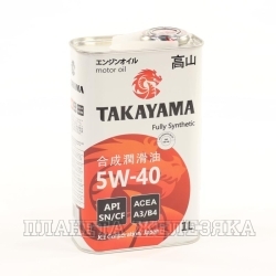Масло моторное TAKAYAMA SN/CF A3/B4 1л син.
