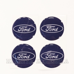 Наклейка на колпак диска колесного Ford D54 смола к-т
