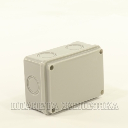 Коробка распаячная 120х80х50мм,крышка,IP55,6 вх.,без гермовводов, TDM