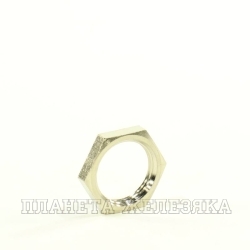 Контргайка 3/4" никелированная латунь GENERAL FITTINGS