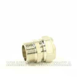 Соединитель M3/4"-20x2мм для металлопластиковых труб GENERAL FITTINGS