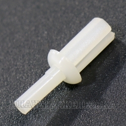 Пистон монтажный для приборов 4.0х8.0мм пластик белый