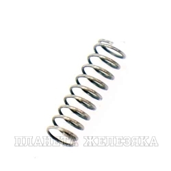 Пружина сжатия 0.3x3.1x10x9.8 пружинная сталь EN 10270-1-SH STAMO