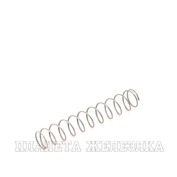 Пружина сжатия 0.3x4.6x25x11.9 пружинная сталь EN 10270-1-SH STAMO